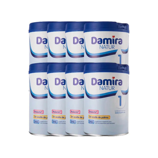 Pack 8 X Damira Natur 1 Starter Milk 800 g