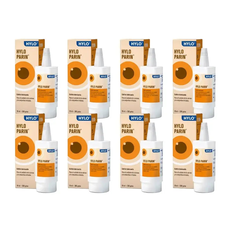 Hylo Parin Eye Drops 10 ml, Pack of 8