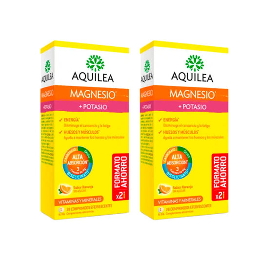 Aquilea Magnesium + Potassium Pack 28 scoops x 2