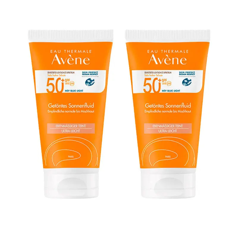 Avene Sun Fluid SPF50+ Colour 2x50 ml