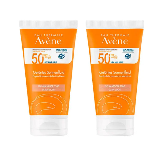 Avene Sun Fluid SPF50+ Colour 2x50 ml