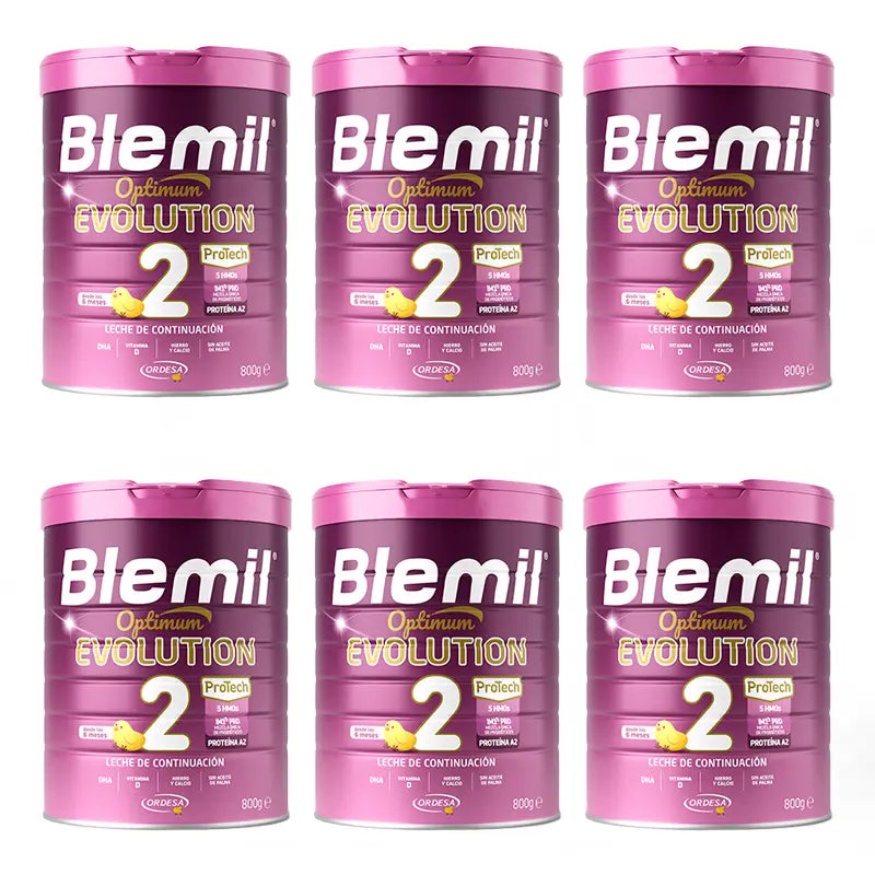 Blemil Optimum Evolution 2 Milk Formula, 6X800g