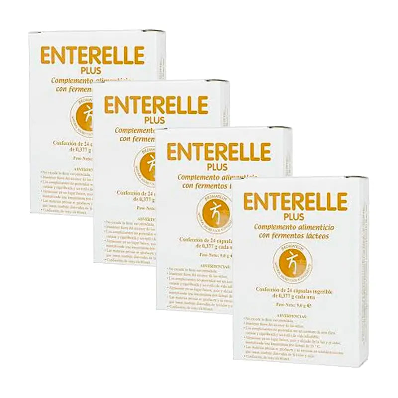 Pack Bromatech Enterelle Plus , 4x24 Capsules