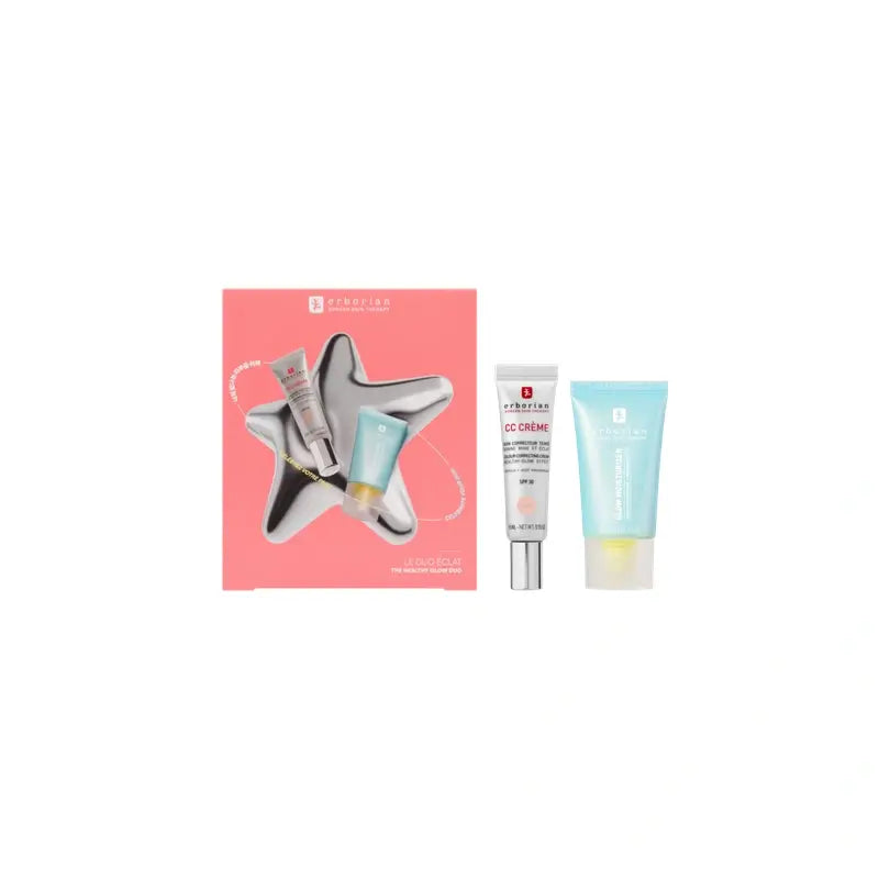 Erborian CC Crème Clair + Glow Moisturiser Set