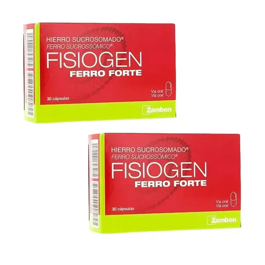 Fisiogen Ferro Forte, Pack 2x30 Capsules