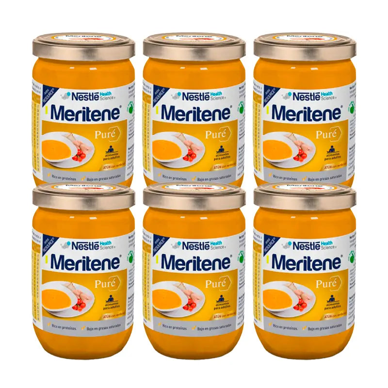 Pack Meritene Tuna Puree with Vegetables 6x300g
