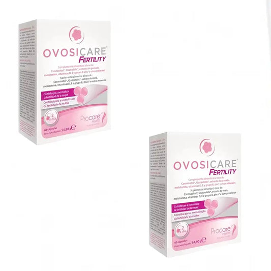 Ovosicare Fertility Food Supplement, Pack 2x60 Capsules