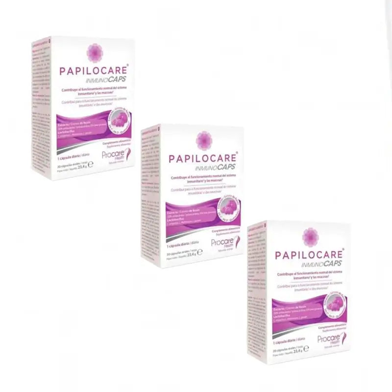 Papilocare Inmunocaps, Pack 3x30 Capsules