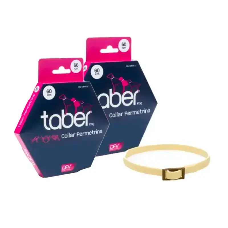Taberdog Permethrin Collar, Pack 2 x 60Cm