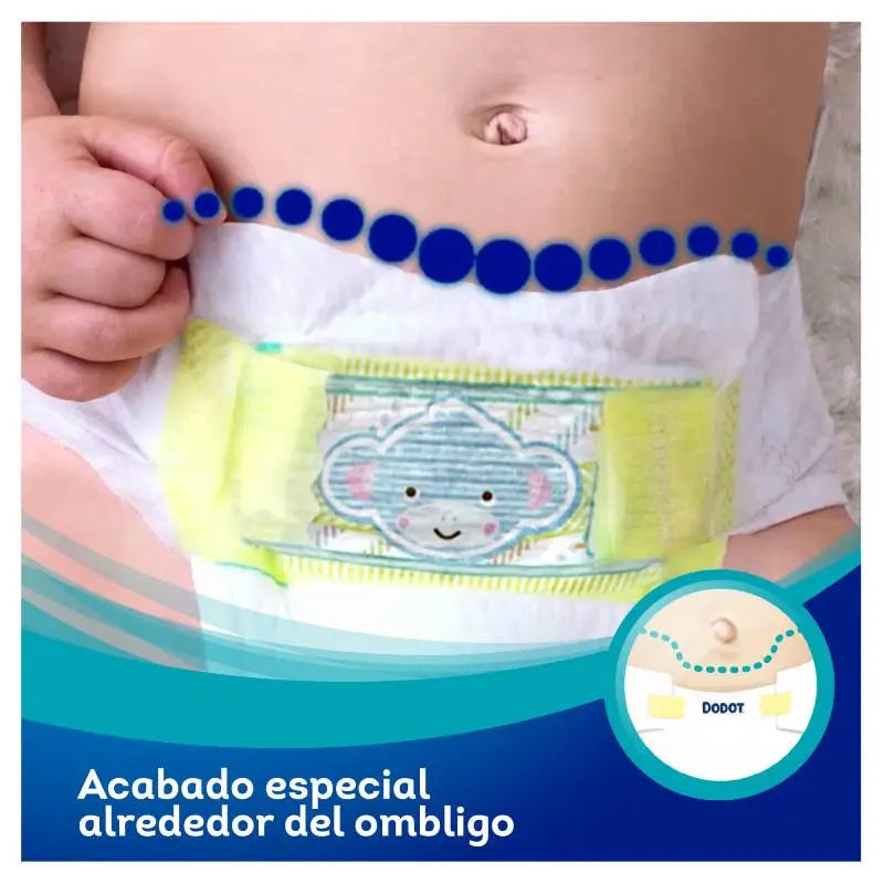 Dodot Pro Sensitive Size 0 (Up to 3 Kg), 38 Diapers