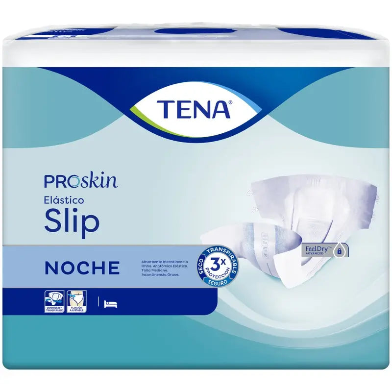 Tena Diaper Proskin Diaper Slip Elastic Medium Night, 80 units