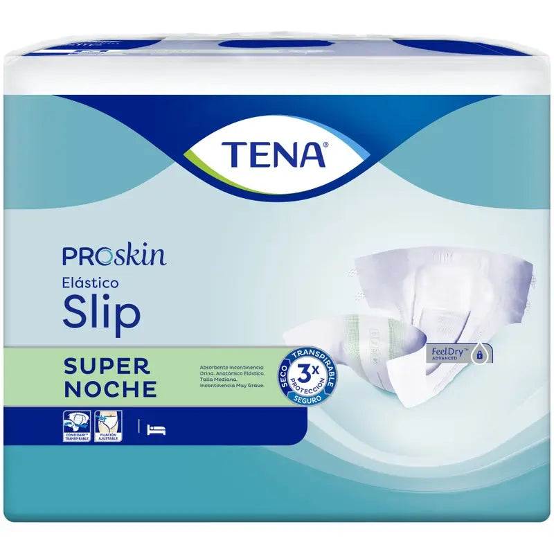 Tena Diaper Proskin Diaper Slip Elastic Medium Super Night , 80 units