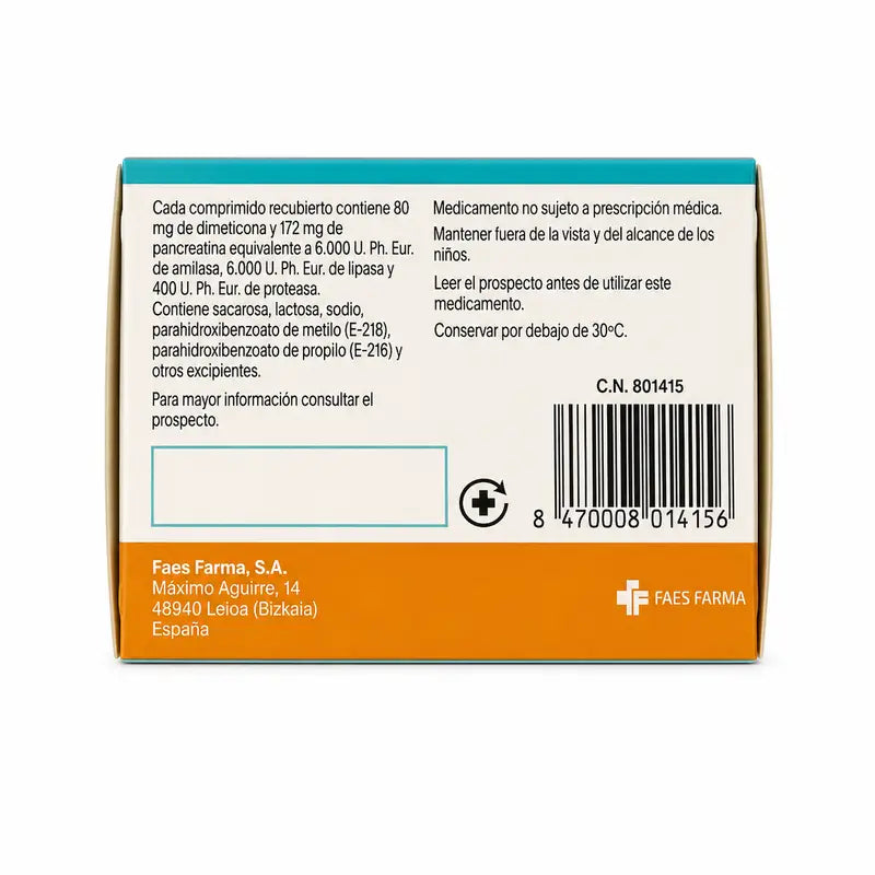 Pankreoflat, 50 Tablets