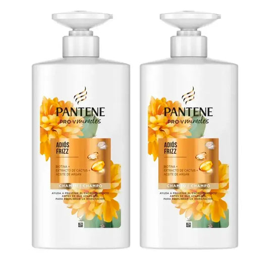 Pantene Miracles Cactus Anti Frizz Shampoo, Pack 2 x 500Ml