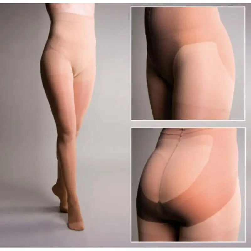 Farmalastic Normal Compression Pantyhose with Shaper Small Size Beige