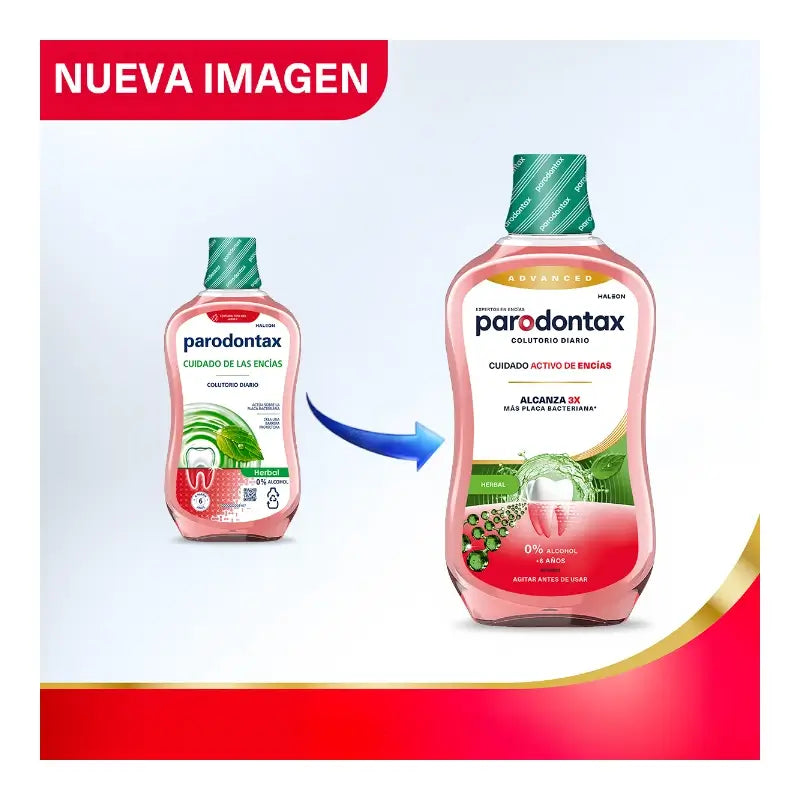 Parodontax Daily Herbal Gum Care Mouthwash, 500 ml