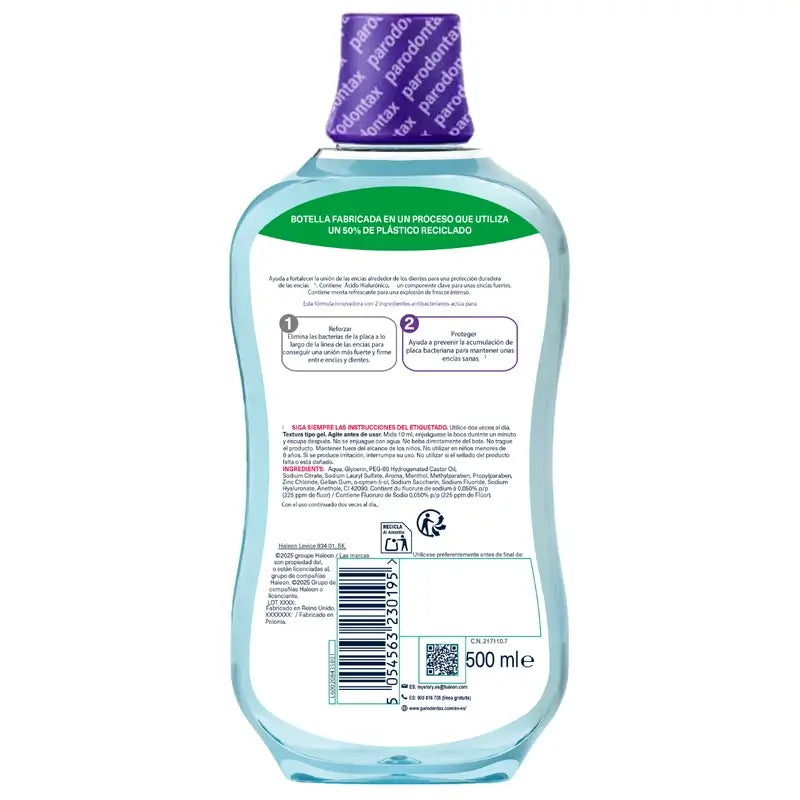 Parodontax Strengthens & Protects Mouthwash , 500 ml