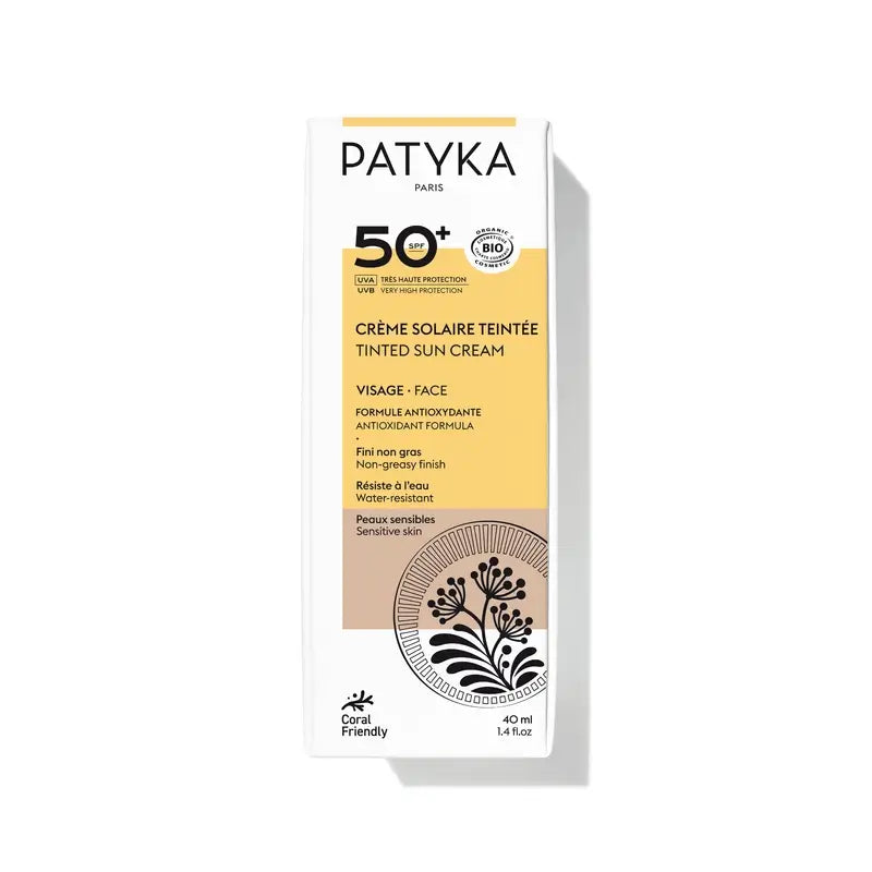 Patyka Coloured Sun Cream Spf50 , 40 ml