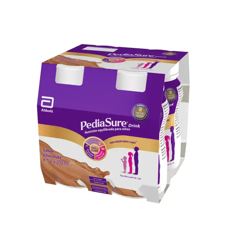 Pediasure Drink Chocolate Children, 4 Bottles x 220 ml