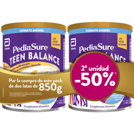 Pediasure Pack: Pediasure Teen Balance Vanilla 2 x 850g