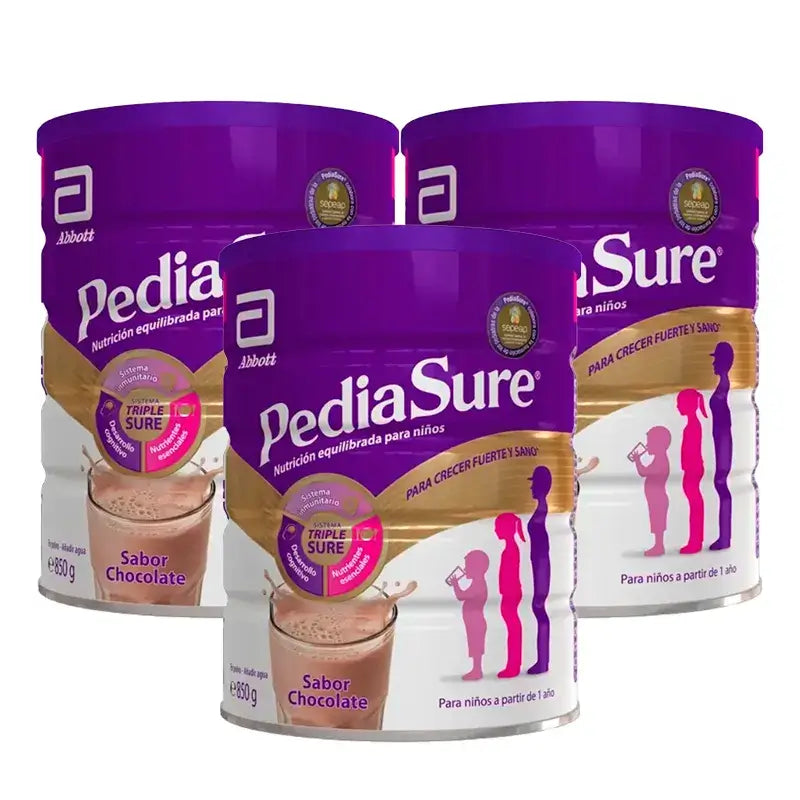 Pediasure Chocolate Flavour Tin Pack 3 x 850 grams