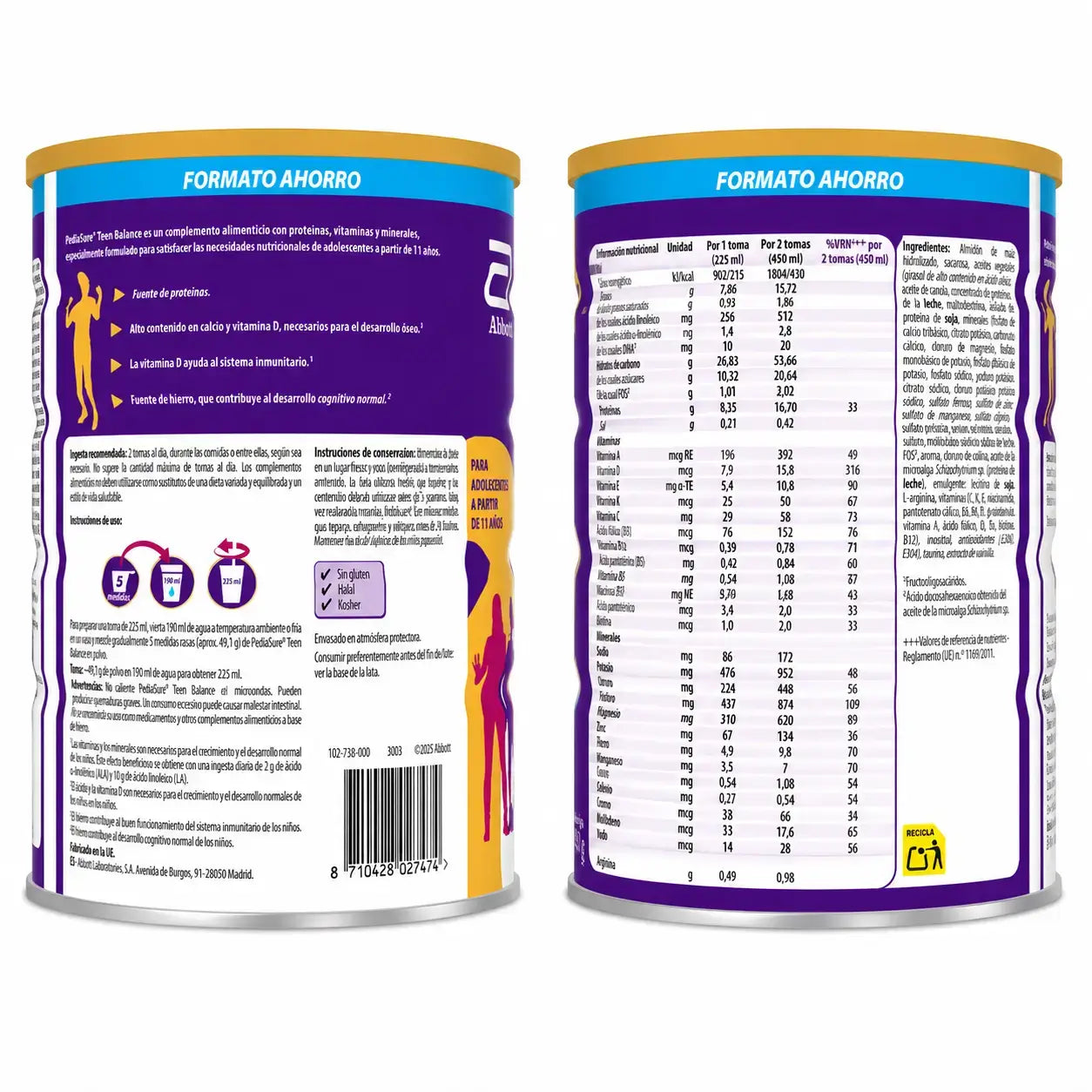 PediaSure Teen Balance, Chocolate flavour, 850 g