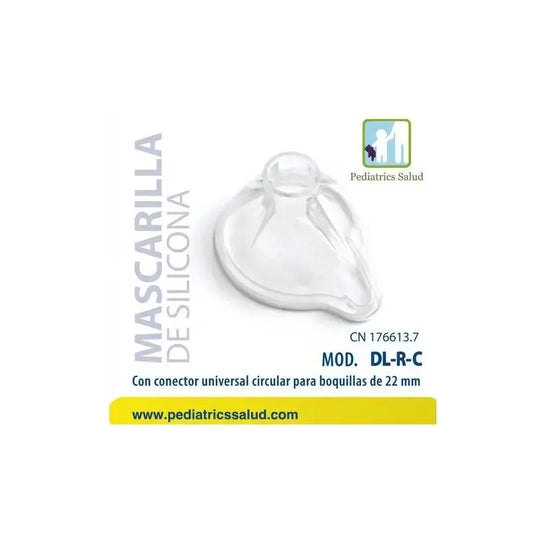 Pediatrics Health Silicone Inhalation Face Mask 18 Months To 6 Years