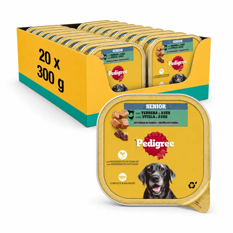 Pedigree Senior Terrine Box 20X300Gr