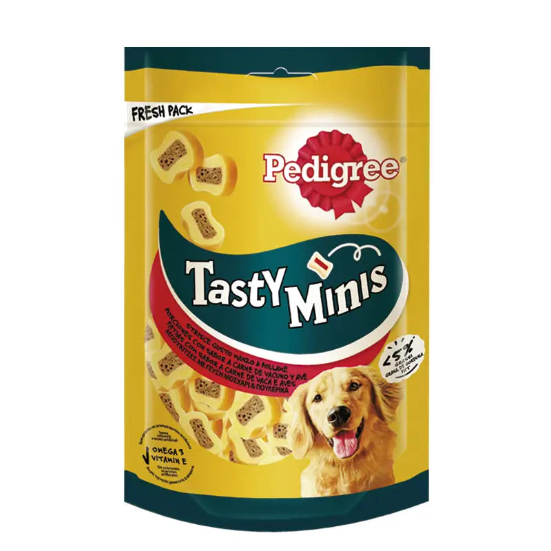Pedigree Tasty Minis Chewy Slices Beef 6 x 155g