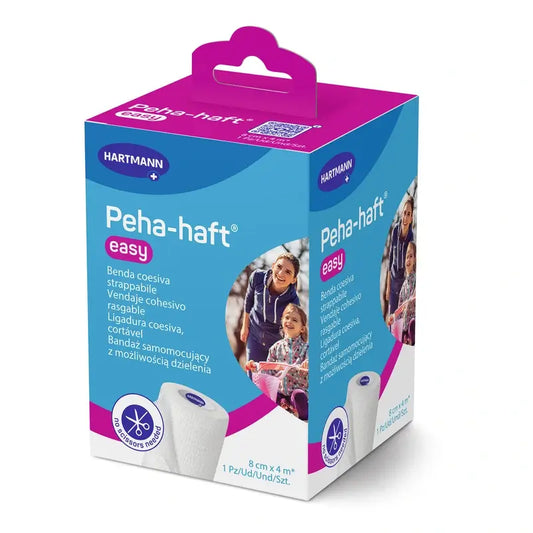 Peha-Haft Cohesive Bandage Easy White 8X4 , 1 unit