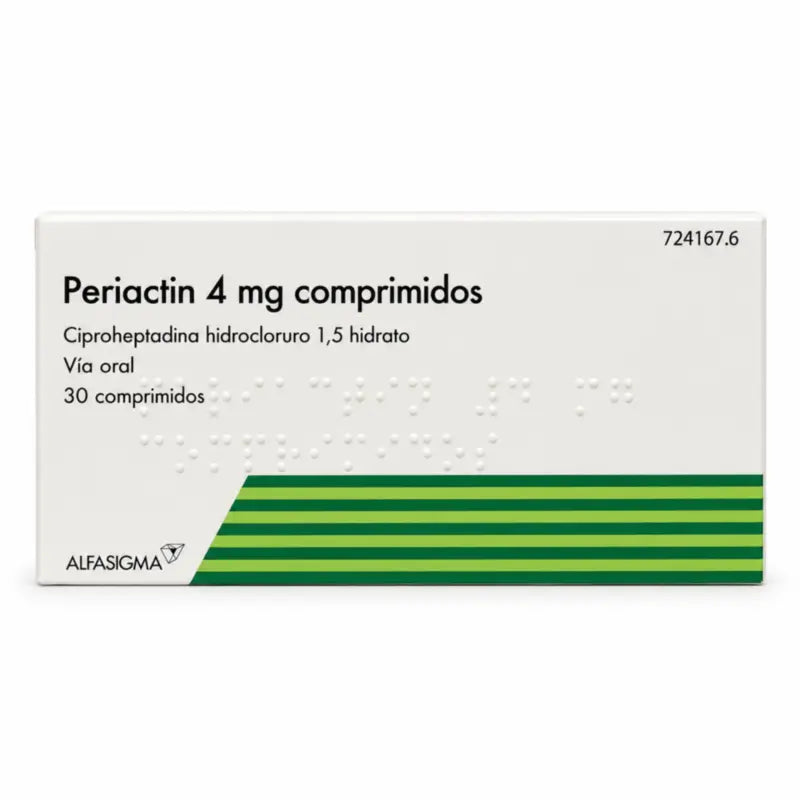 Periactin 4 mg 30 tablets