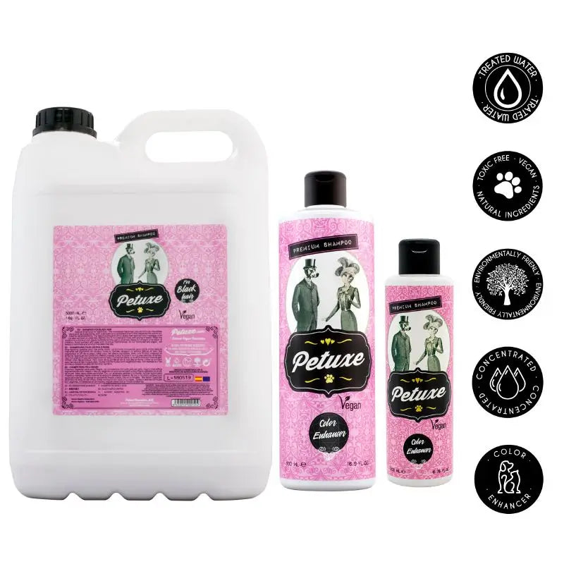 Petuxe Colour Boosting Shampoo (Black & Dark Hair) 500 Ml