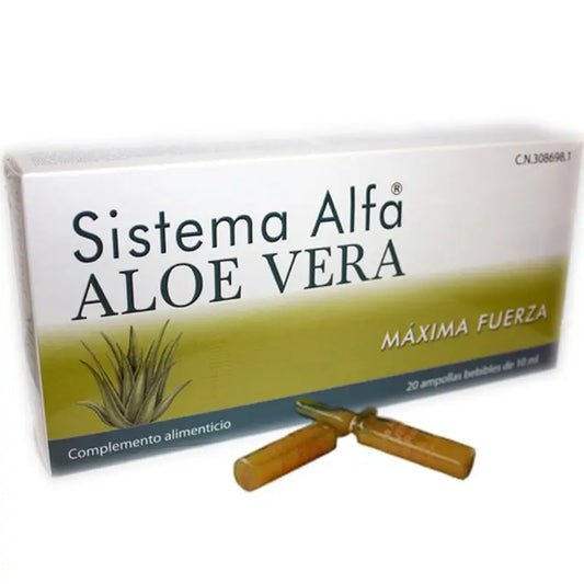 Pharma Otc Alpha Aloe Vera System , 20 ampoules x 5 grams