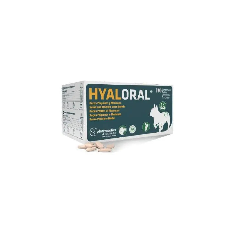 Pharmadiet Hyaloral Small Medium Dog 90 tablets