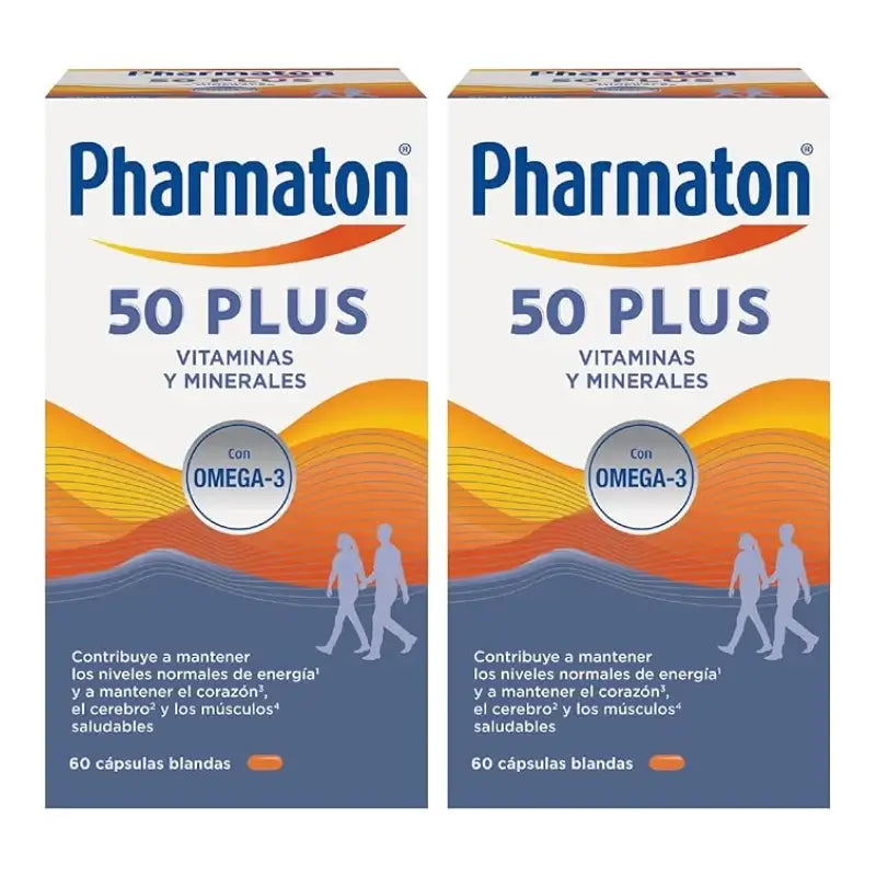 Pharmaton 50 Plus Multivitamin, 120 capsules