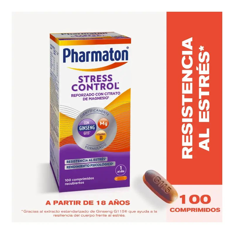 Pharmaton Stress Control Multivitamin, 100 tablets