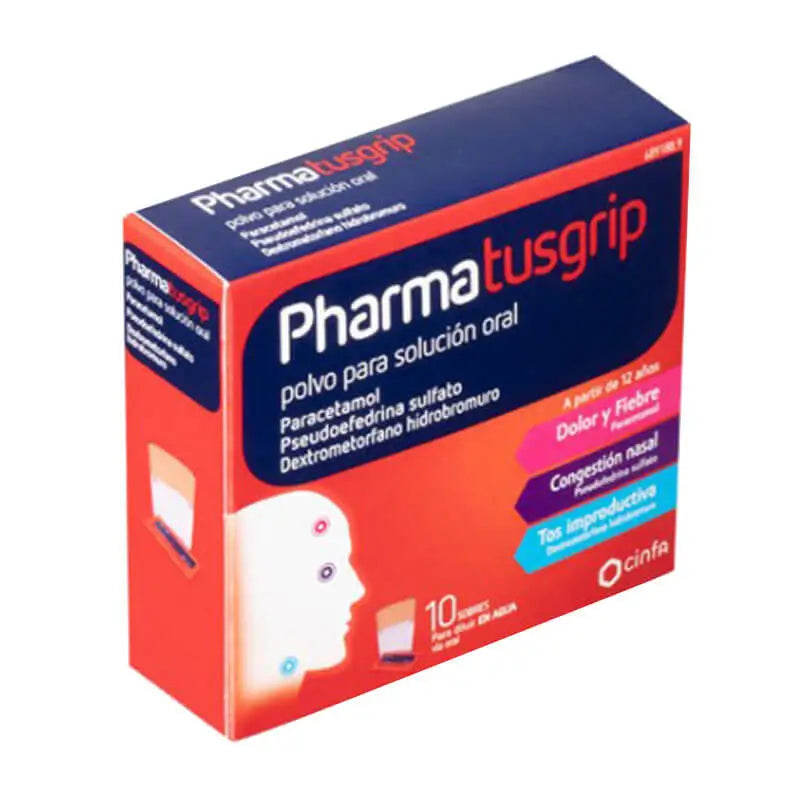 Pharmatusgrip 10 sachets Oral Solution Powder
