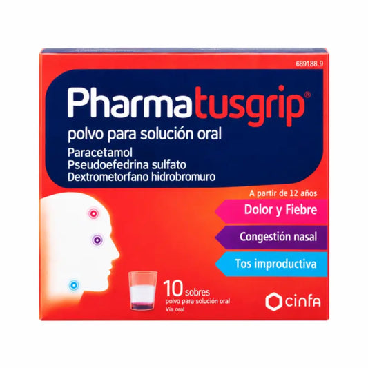 Pharmatusgrip 10 sachets Oral Solution Powder