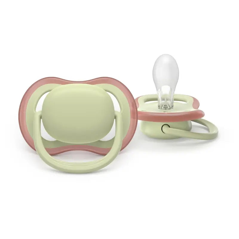 Philips Avent 2 dummies ultra air colours of nature +18m neutral