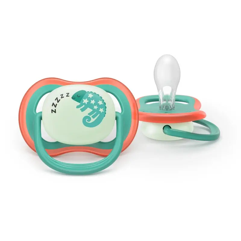Philips Avent 2 dummies ultra air nighttime 6-18m baby boy