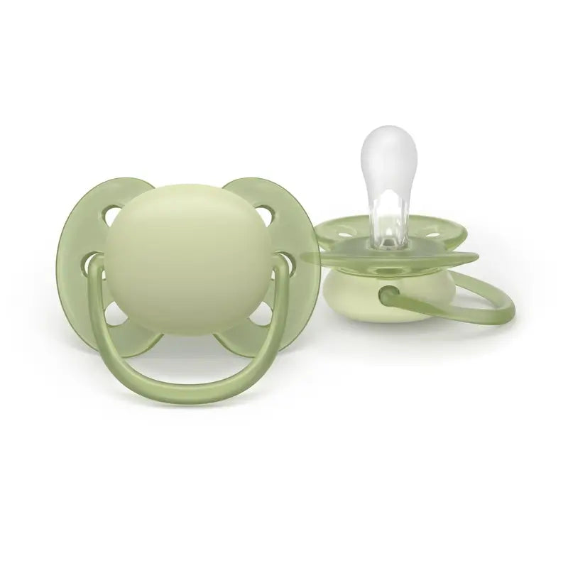 Philips Avent 2 ultra soft dummies 6-18m neutral