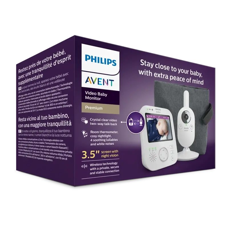 Philips Avent Baby Monitor Premium With Premium Digital Video
