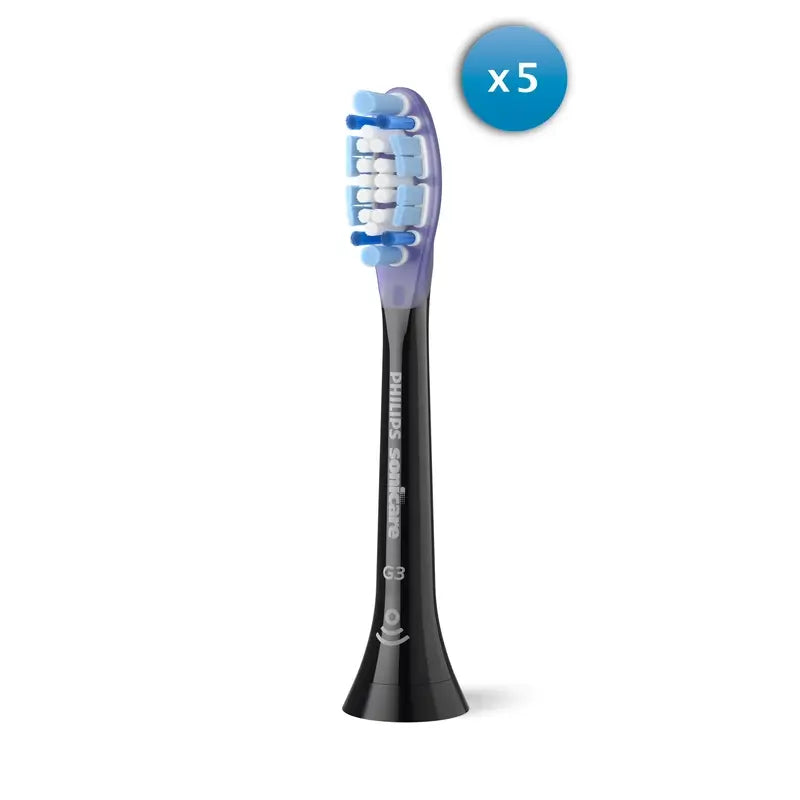 Philips Sonicare Diamondclean Sonicare Heads Black, 4-Pack