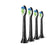 Philips Sonicare Proresults Heads Black, 4-Pack