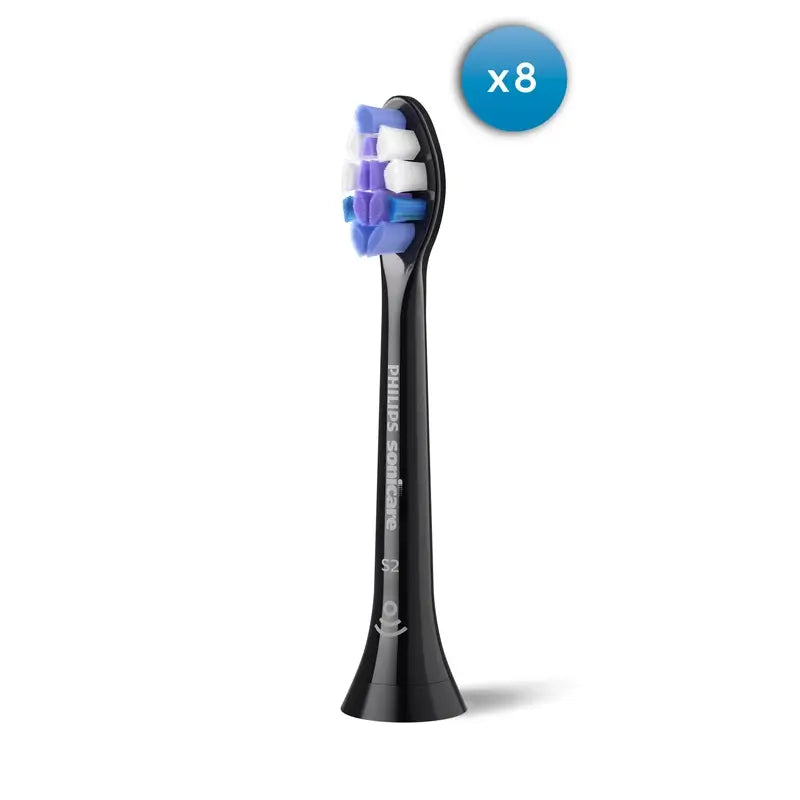 Philips Sonicare Proresults Sonicare Heads Black, 8 Pack