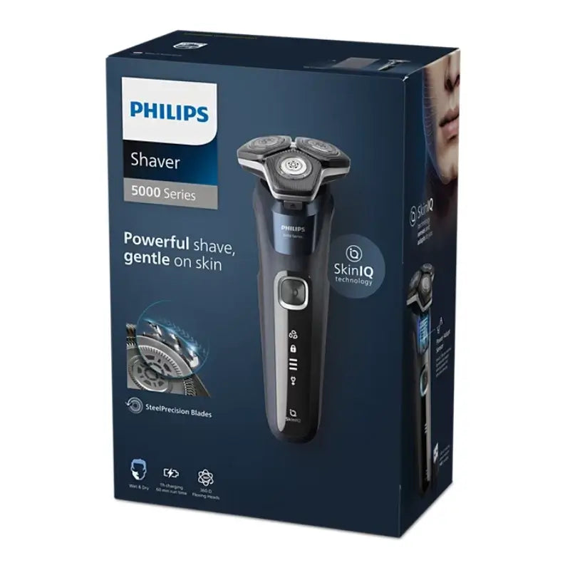 Philips Shaver Series 5000 Wet & Dry Poweradapt, 360D heads