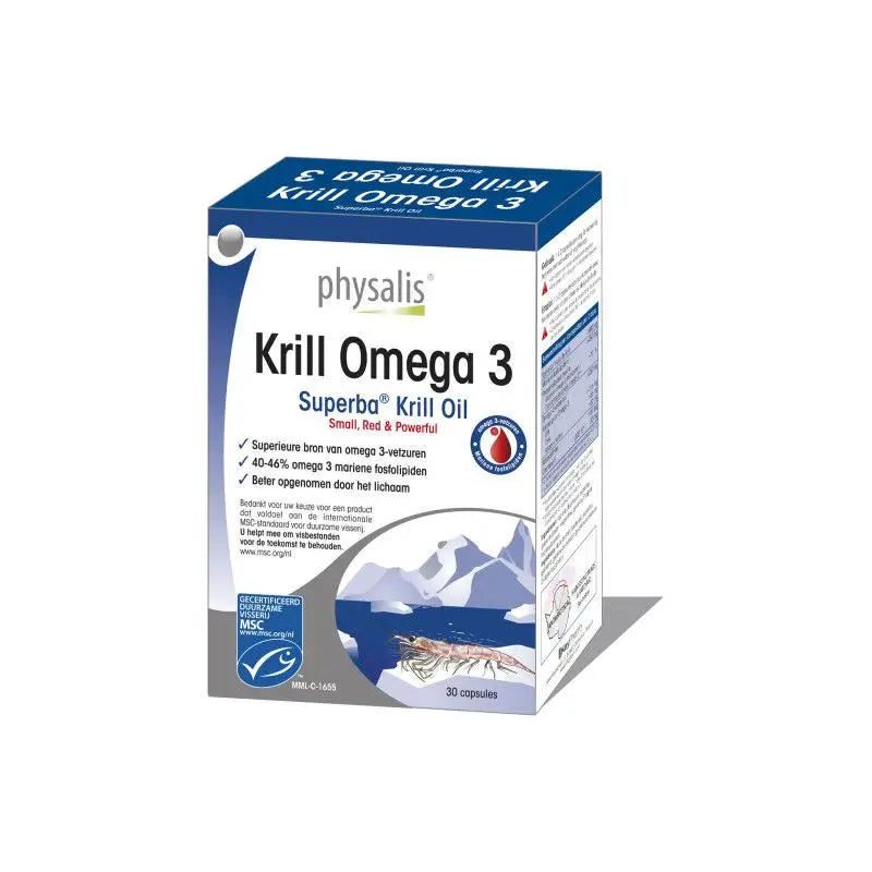 Physalis Krill Omega 3 , 30 capsules