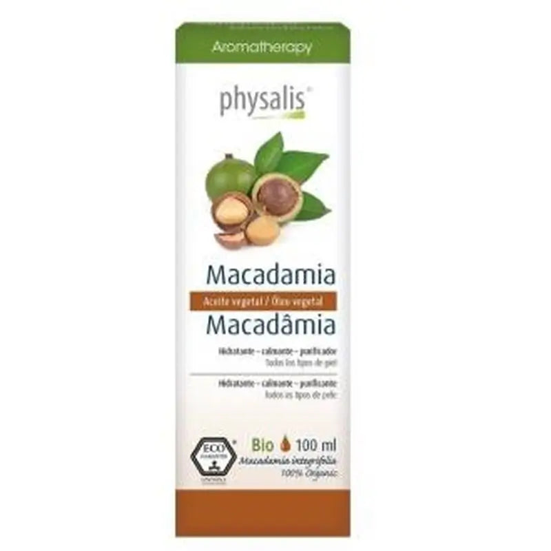 Physalis Macadamia Vegetable Oil 100Ml. Bio