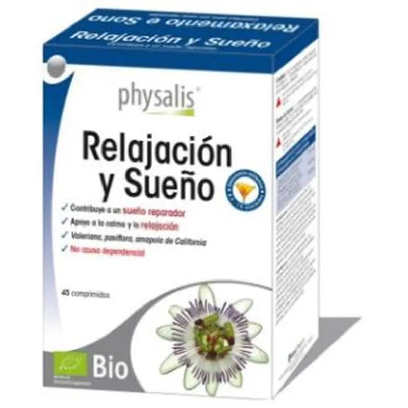 Physalis Relax & Sleep 45 Tablets Bio