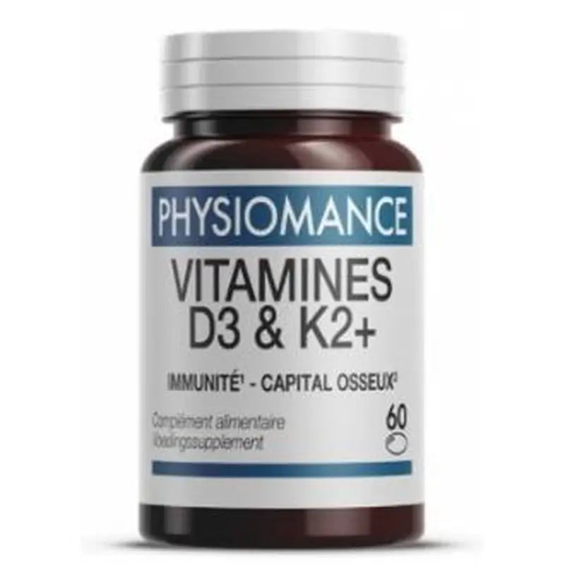 Physiomance Physiomance Vitamin D3+K2 60 Capsules